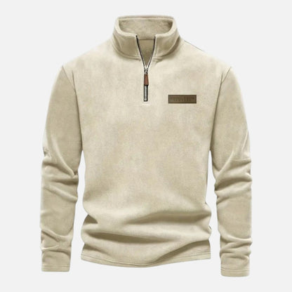 Deldo | Men's Long Sleeve Half-Zip Sweatshirt
