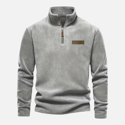 Deldo | Men's Long Sleeve Half-Zip Sweatshirt