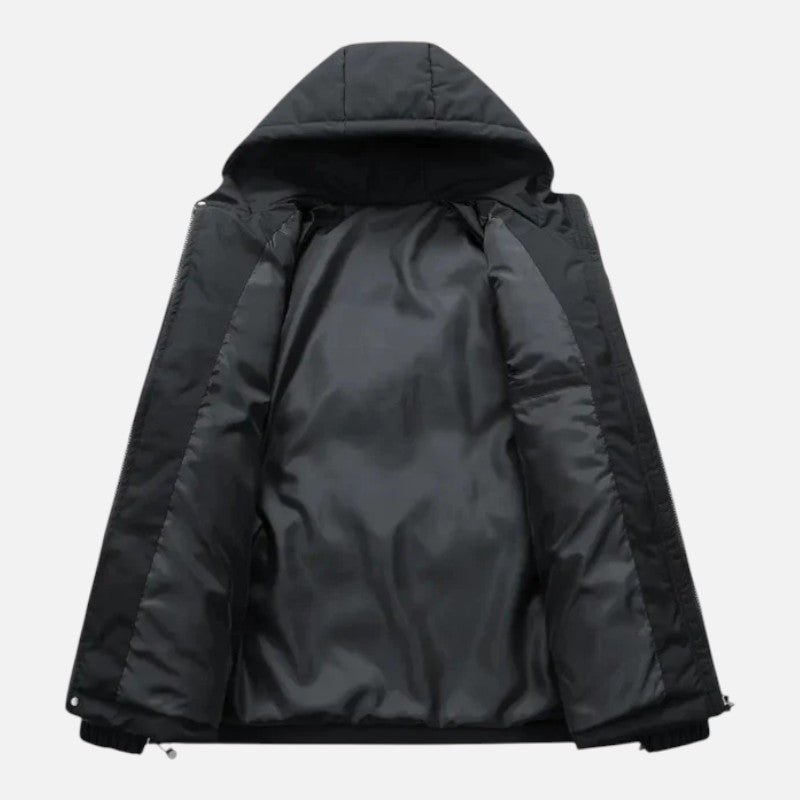 Deldo | Men's Thickened Warm Hooded Coat