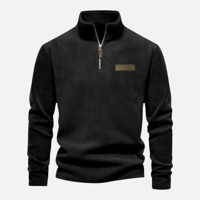 Deldo | Men's Long Sleeve Half-Zip Sweatshirt